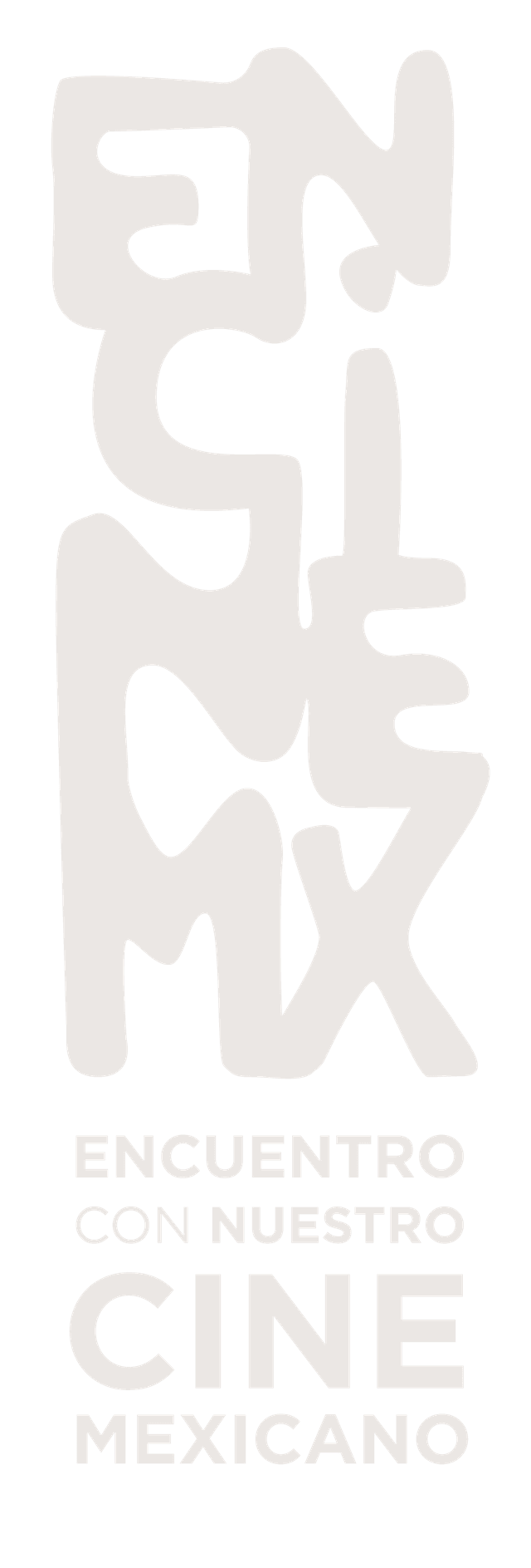 Logo ENCINE MX Vertical · blanco